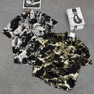 Abstract Smoke Print Shirt
