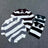 Bold Striped Quarter Zip Knit Polo