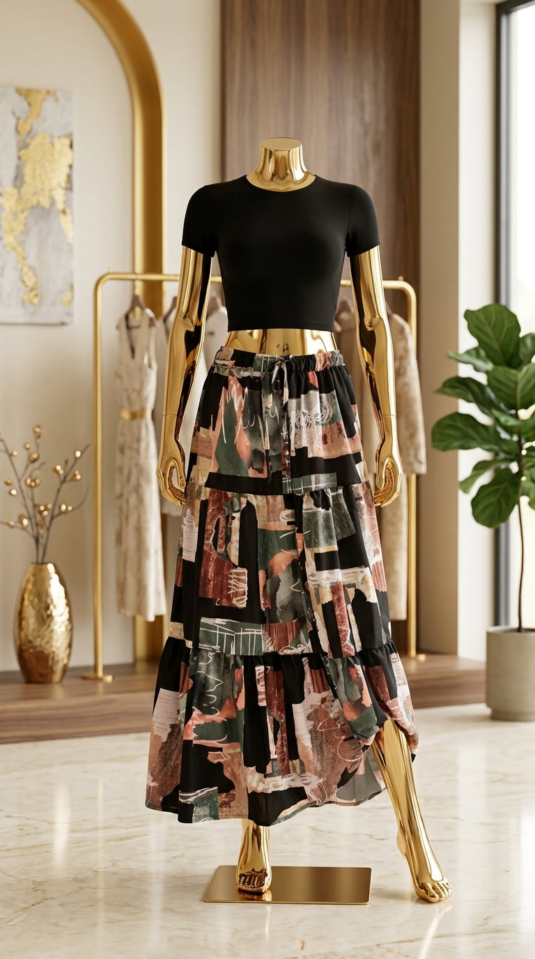 Caribbean Maxi Skirt