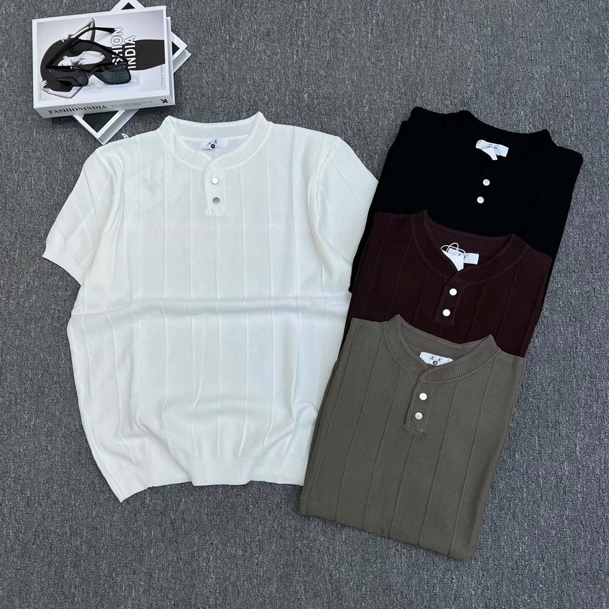 Premium Ribbed Knit Tee Set