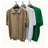 Silk textured knit polo