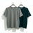 Textured Crew Neck T-Shirt