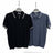 Textured Quarter Zip Knit Polo