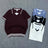 Tipped Ribbed V-Neck Polo