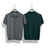 Vertical Striped Quarter Zip Polo