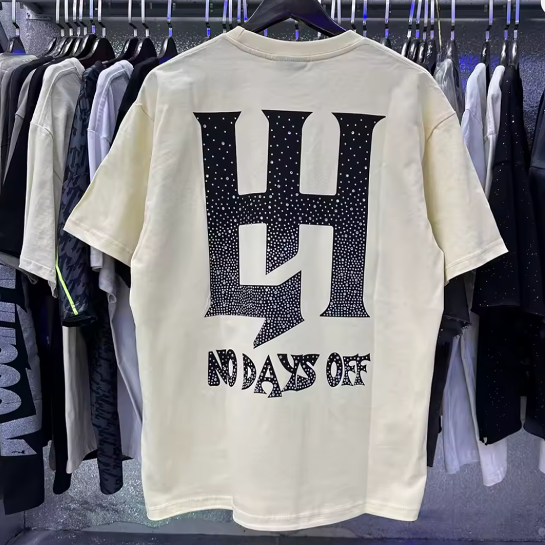 Printed Short Sleeve Tee 100% Cotton Plain