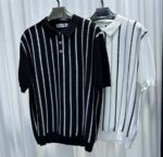 Classic Knitted Striped Polo