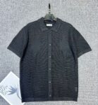 Retro Hollow-Out Knit Shirt